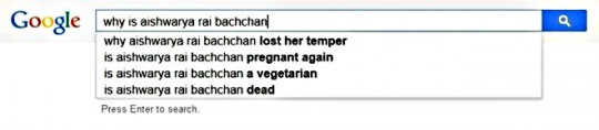 Aishwarya Rai Bachchan  search suggestions